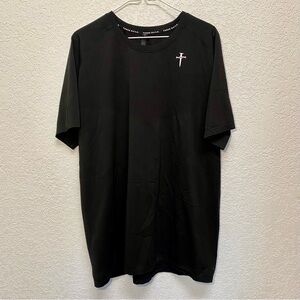 Three Nails Training T-Shirt Men’s 2XL Black Short Sleeve Performance Tee Shirt